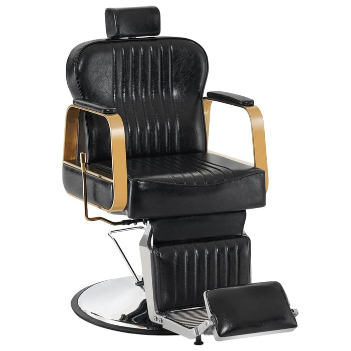 Silla de peluquería reclinable para peluquería de 360 grados, giratorias,  sillas de peluquería para estilista, silla de salón de tatuajes, equipo de