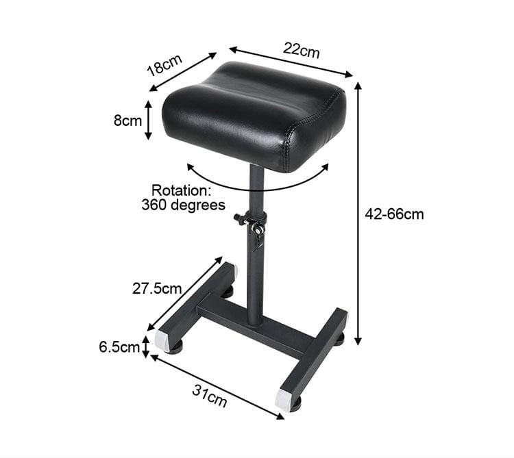 Berkeley-Ink Aura Tattoo Arm Rest/Leg Rest DPI-TTSTL-3711-BLK