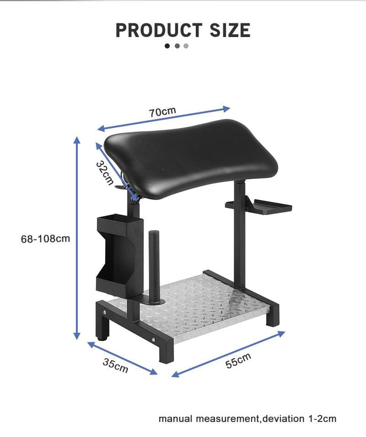 Berkeley-Ink Tattoo Handrest & Tool Holder TA3720 FF-DPI-TTAMRST-3720-BLK