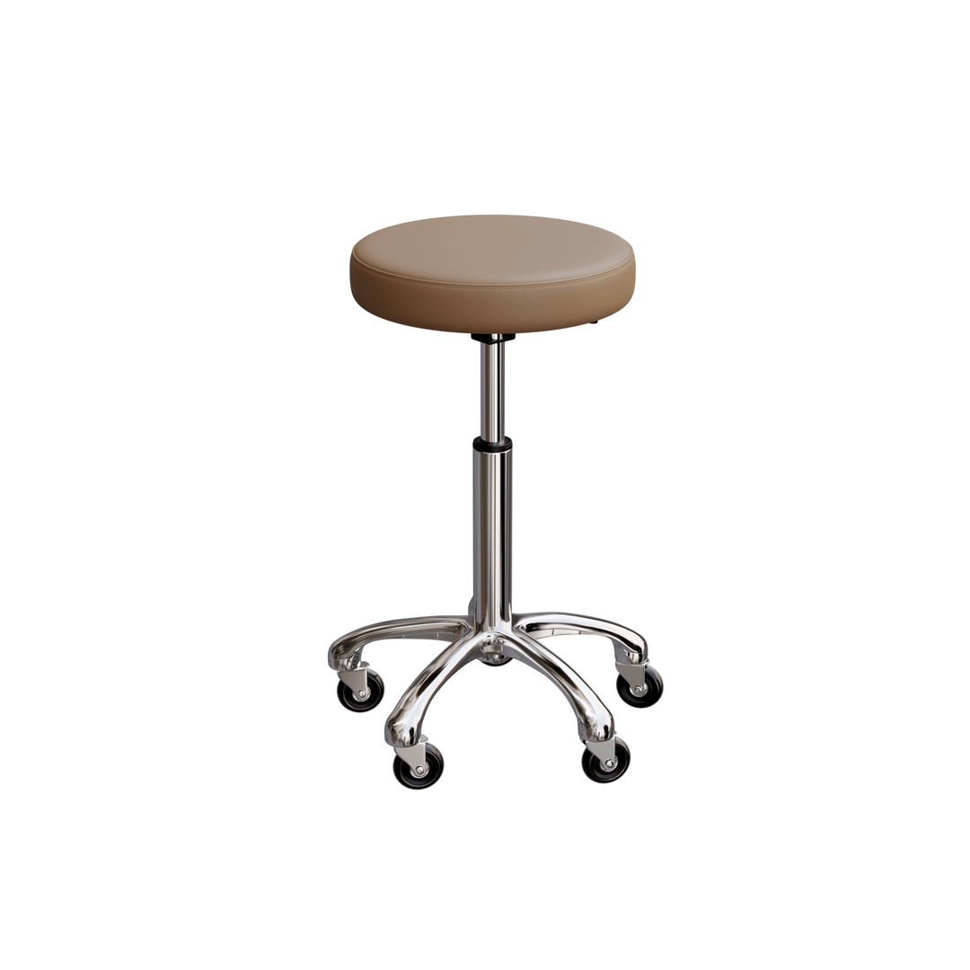 Spa Numa BUTTON Stool with Metal Base (1023A) Sand FF-SOB-MSTRCHR-1023A-SAD