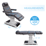 Spa Numa MEDICI Heavy Duty Medical Grade Pedestal 4-Motor Treatment Chair (2218B)