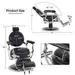 Brooks Salon Furnishing Regal Classic Barber Chair