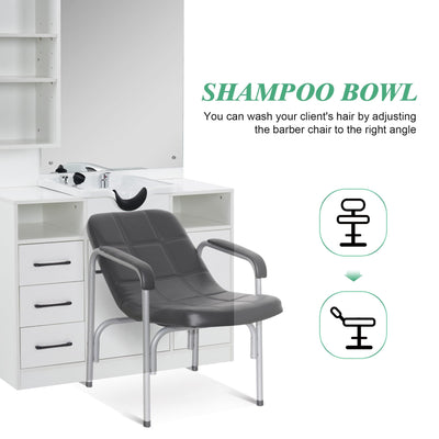 Brooks Salon Furnishing VersaStyler Shampoo Station White DSP-BBB-BWSH-6154-3140W