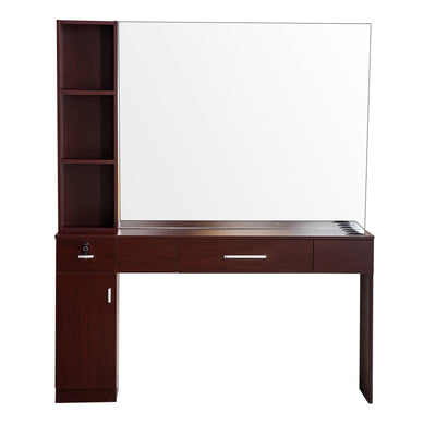 Brooks Salon Furnishing StylePro Wall Mount Mirror & Barber Station