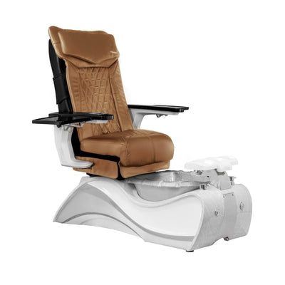 Mayakoba FIOR Shiatsulogic DX Pedicure Chair DX-Cappuccino / Ultra White with Grey Oak Trim AYC-SPA-FIOR-DX2307-1255WHTGRY-18VCPO