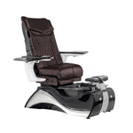 Mayakoba FIOR Shiatsulogic DX Pedicure Chair DX-Coffee / Caviar Black with Marble Trim AYC-SPA-FIOR-DX2307-1255BLKMBL-18VCFE