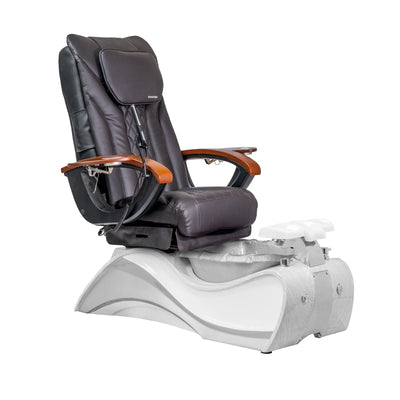 Mayakoba FIOR Shiatsulogic EX-R Pedicure Chair Coffee_EXR / Ultra White with Grey Oak Trim AYC-SPA-FIOR-EXR2007-1255WHTGRY-20VCFE