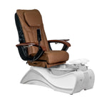 Mayakoba FIOR Shiatsulogic EX-R Pedicure Chair Cappuci_EXR / Ultra White with Grey Oak Trim AYC-SPA-FIOR-EXR2007-1255WHTGRY-20VCPO