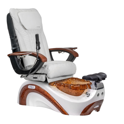 Mayakoba PERLA Shiatsulogic EX-R Pedicure Chair White EXR / White and Gold Perla II AYC-SPA-PERLA-EXR2007-822WHTGLD-II-16VWHT