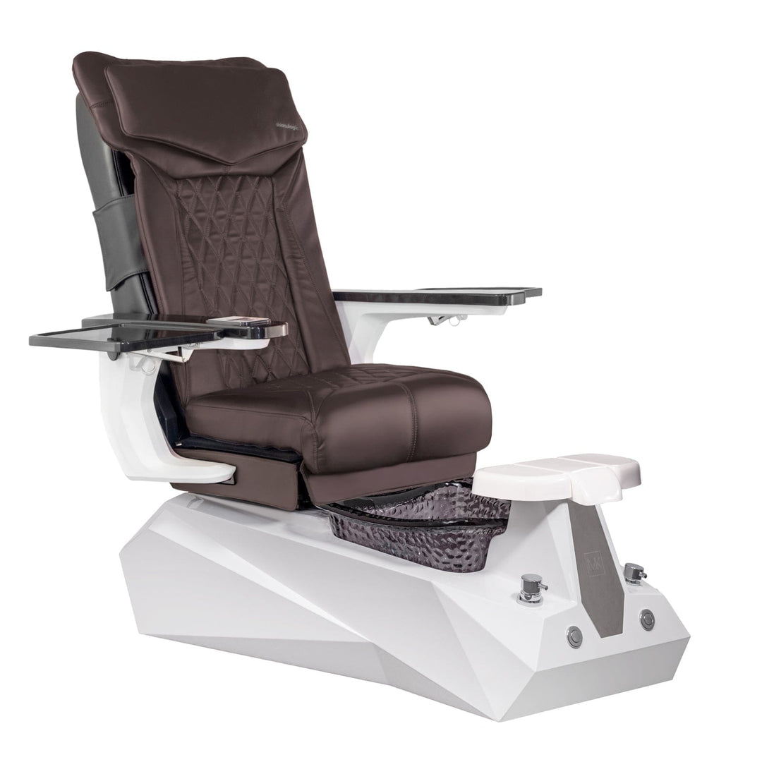 Mayakoba SERENITY Shiatsulogic DX Pedicure Chair DX-Coffee / White and Black Serenity AYC-SPA-SERENITY-DX-852WHTBLK-18VCFE