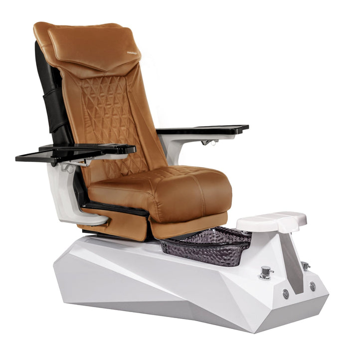 Mayakoba SERENITY Shiatsulogic DX Pedicure Chair DX-Cappuccino / White and Black Serenity AYC-SPA-SERENITY-DX-852WHTBLK-18VCPO