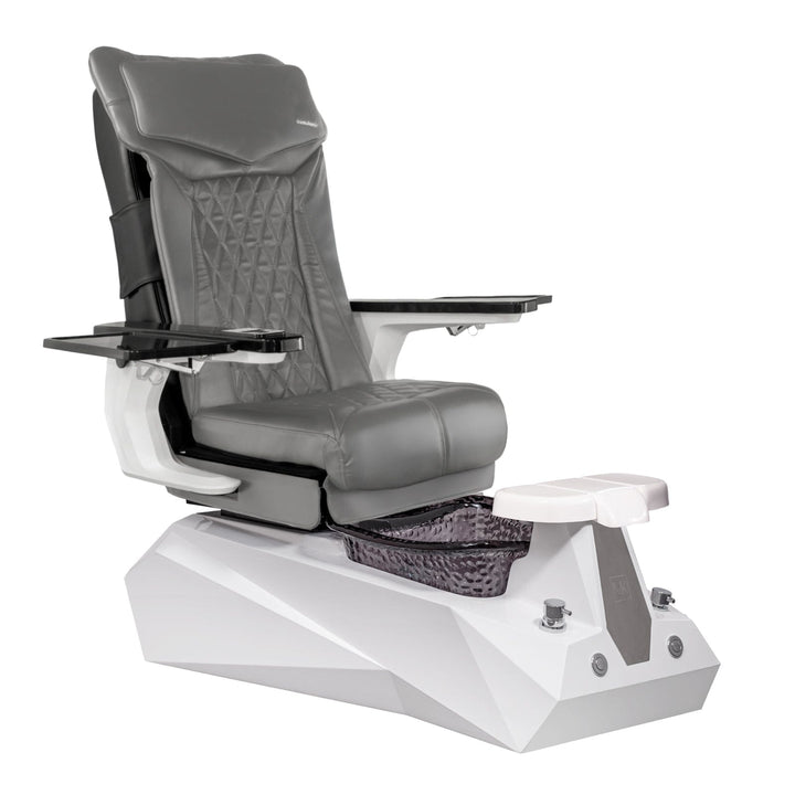 Mayakoba SERENITY Shiatsulogic DX Pedicure Chair DX-Grey / White and Black Serenity AYC-SPA-SERENITY-DX-852WHTBLK-18VGY