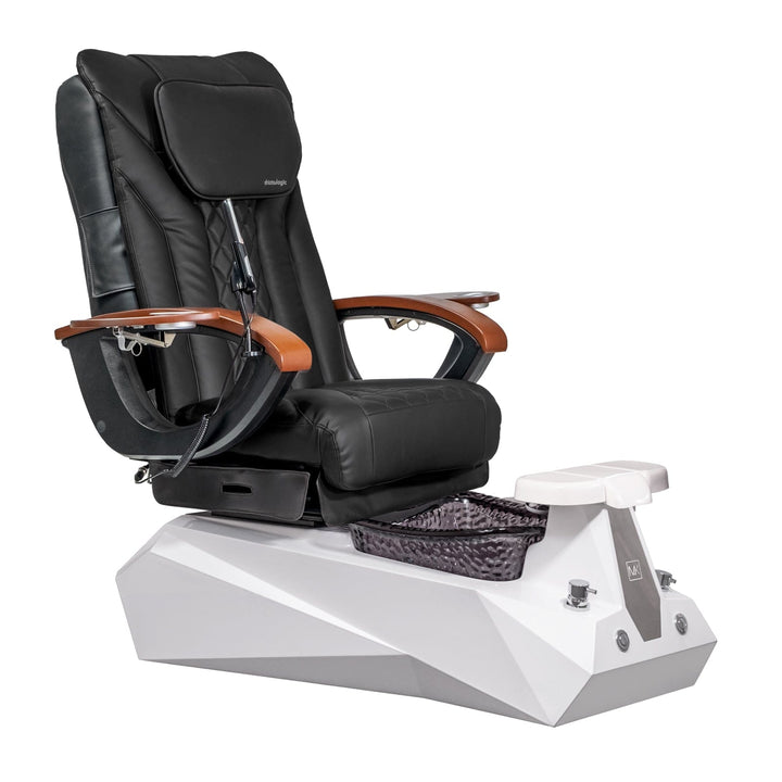 Mayakoba SERENITY Shiatsulogic EX-R Pedicure Chair Black EXR / White and Black Serenity AYC-SPA-SERENITY-EXR-852WHTBLK-20VBLK