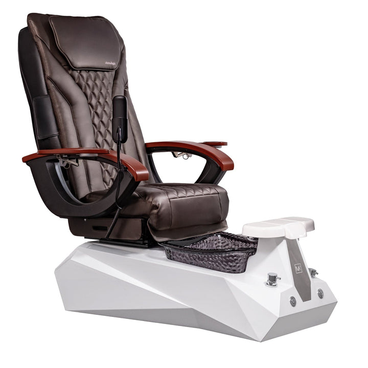 Mayakoba SERENITY Shiatsulogic EX-R Pedicure Chair Coffee EXR / White and Black Serenity AYC-SPA-SERENITY-EXR-852WHTBLK-20VCFE