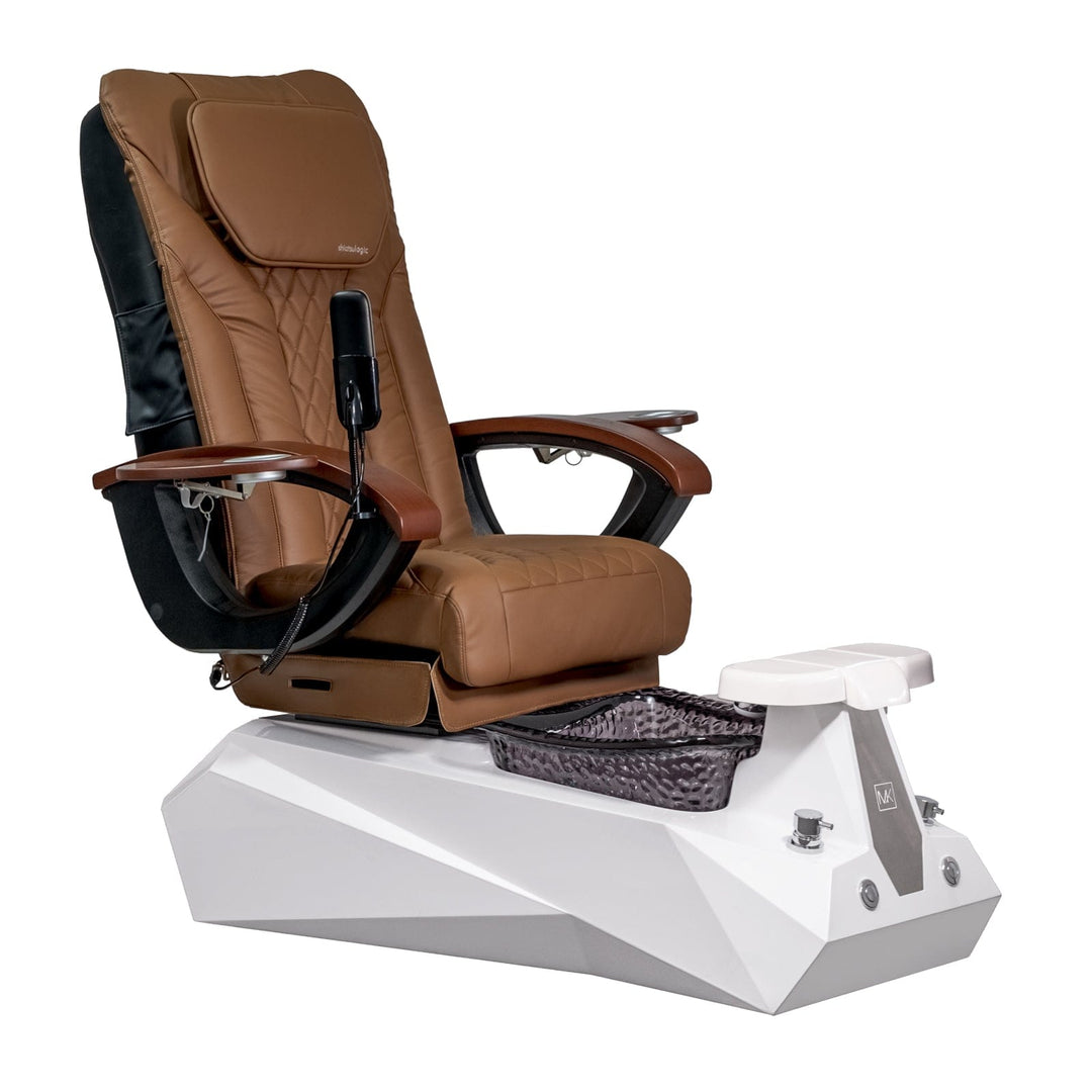 Mayakoba SERENITY Shiatsulogic EX-R Pedicure Chair Cappuccino EXR / White and Black Serenity AYC-SPA-SERENITY-EXR-852WHTBLK-20VCPO