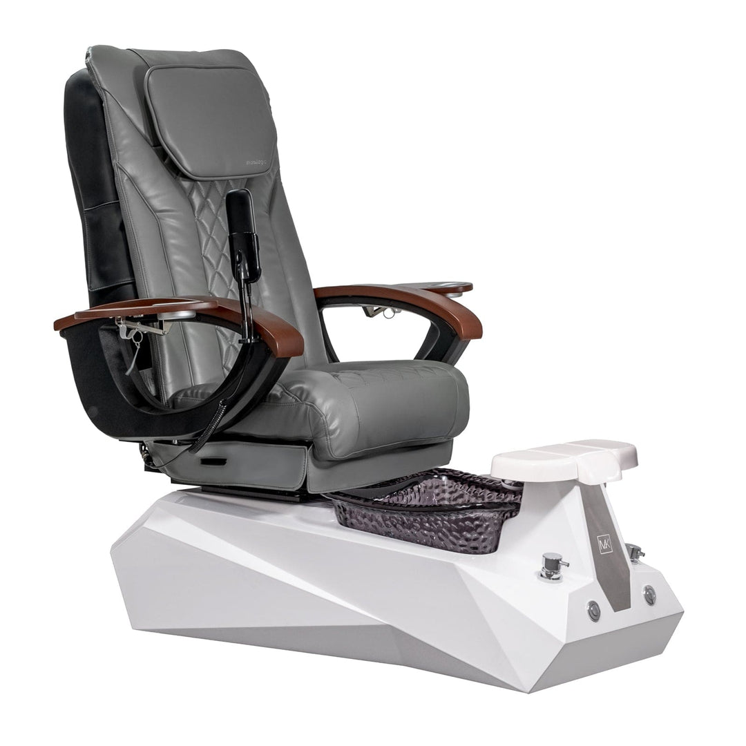 Mayakoba SERENITY Shiatsulogic EX-R Pedicure Chair Grey EXR / White and Black Serenity AYC-SPA-SERENITY-EXR-852WHTBLK-20VGY