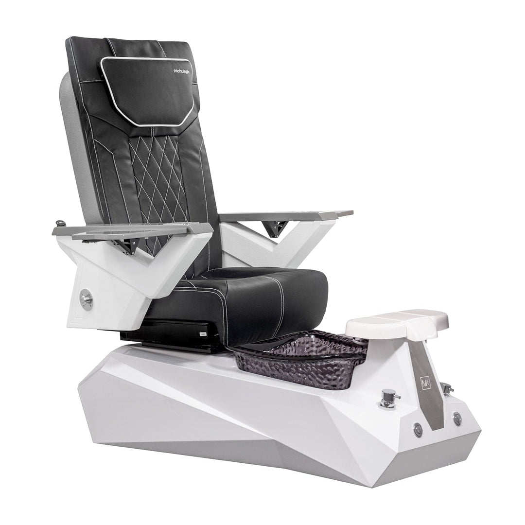 Mayakoba SERENITY Shiatsulogic FX Pedicure Chair Black FX / White and Black Serenity AYC-SPA-SERENITY-FX-852WHTBLK-53BLK