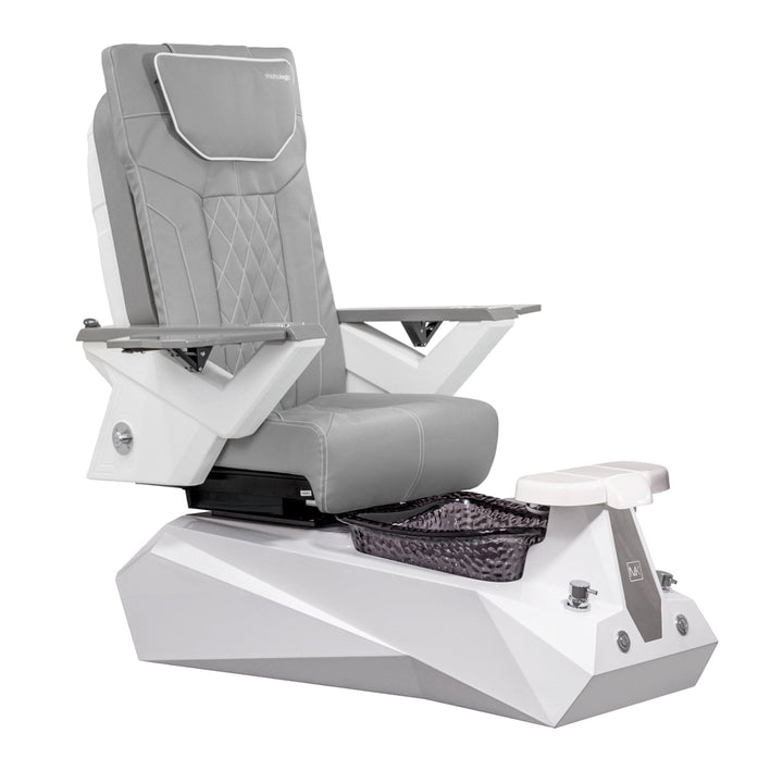 Mayakoba SERENITY Shiatsulogic FX Pedicure Chair Grey FX / White and Black Serenity AYC-SPA-SERENITY-FX-852WHTBLK-53GY