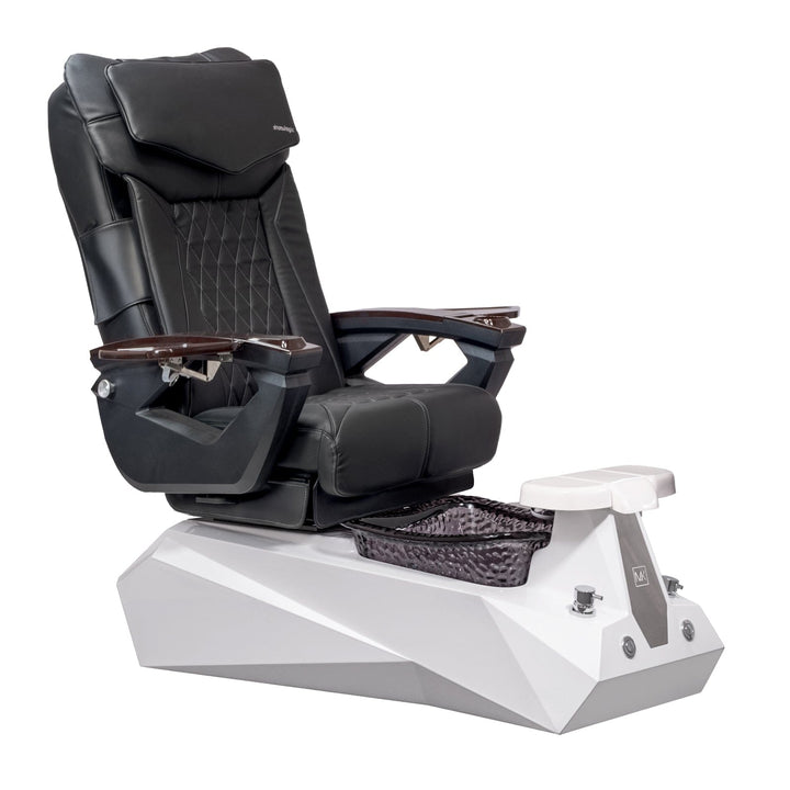 Mayakoba SERENITY Shiatsulogic LX Pedicure Chair Black LX / White and Black Serenity AYC-SPA-SERENITY-LX-852WHTBLK-18VBLK