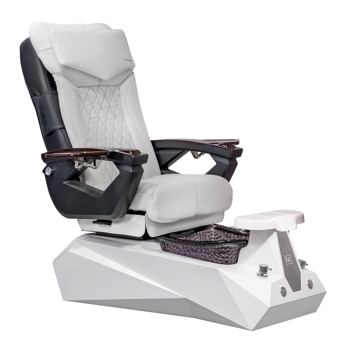 Mayakoba SERENITY Shiatsulogic LX Pedicure Chair White LX / White and Black Serenity AYC-SPA-SERENITY-LX-852WHTBLK-18VWH