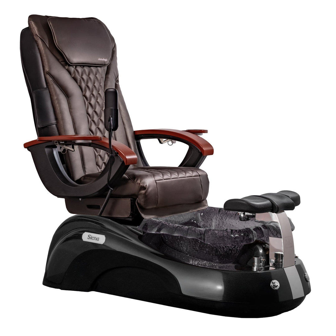 Mayakoba SIENA Shiatsulogic EX-R Pedicure Chair Coffee EXR / Black and Black Siena AYC-SPA-SIENA-EXR2007-817NBLKBLK-20VCFE