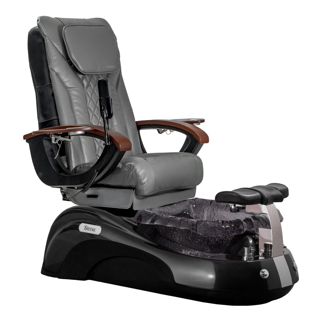 Mayakoba SIENA Shiatsulogic EX-R Pedicure Chair Grey EXR / Black and Black Siena AYC-SPA-SIENA-EXR2007-817NBLKBLK-20VGY