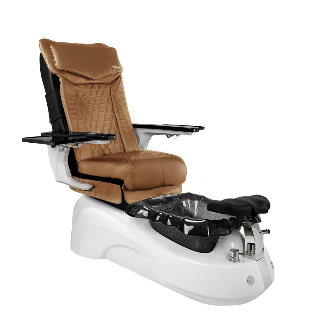 Mayakoba SIENA Shiatsulogic DX Pedicure Chair DX-Cappuccino / White and Black Siena AYC-SPA-SIENA-DX2307-817WHTBLK-18VCPO