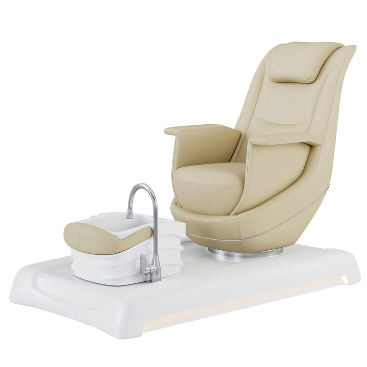 BeNoravo BeNoravo Fashion Modern Pedicure Spa Chair Peach FF-BNR-SPA-NK202841-PCH-KIT