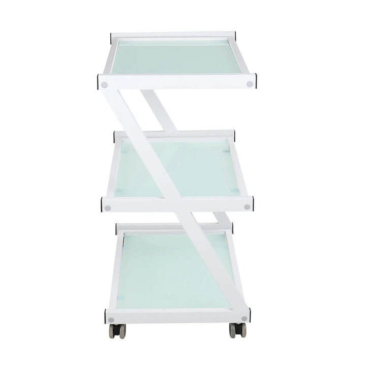 Beauty-Ace Salon Trolley BA6040 with 1 Lockable Drawer FF-DPI-TRLY-6040-WHT&FF-DPI-DRWR-603-WHT