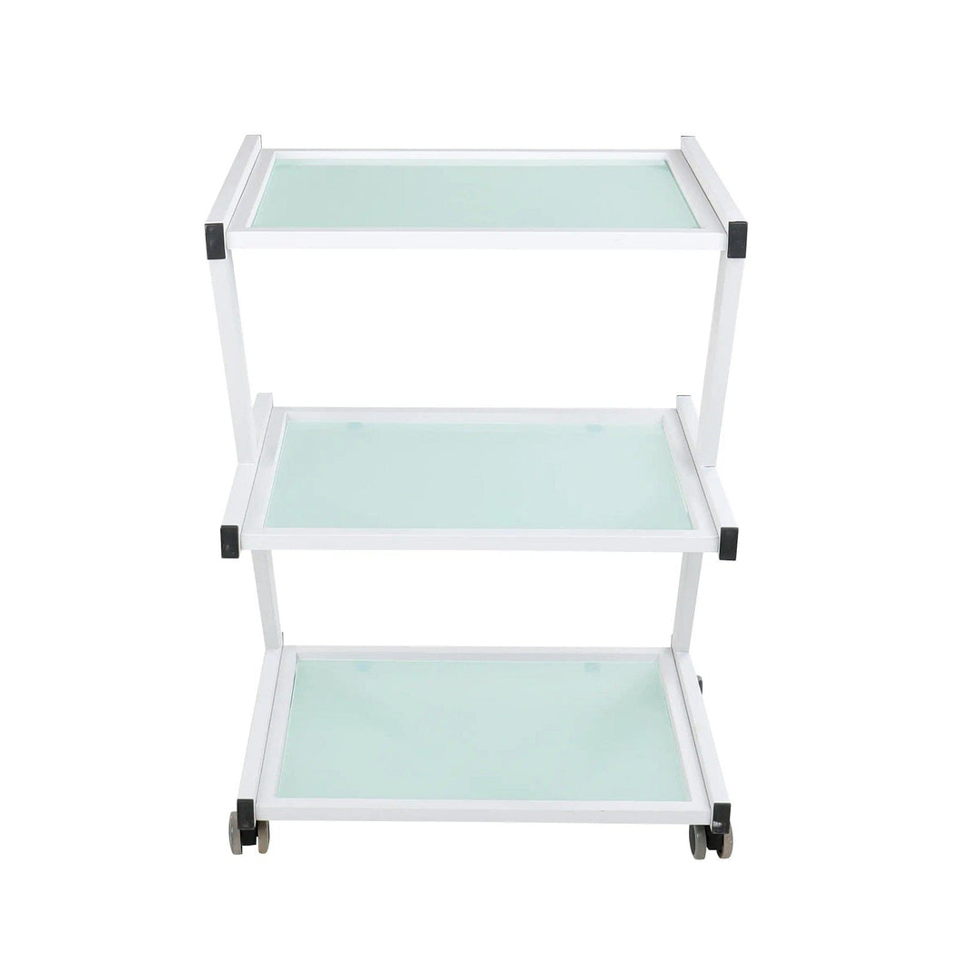 Beauty-Ace Salon Trolley BA6040 with 1 Lockable Drawer FF-DPI-TRLY-6040-WHT&FF-DPI-DRWR-603-WHT