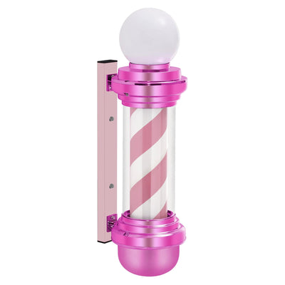 Brooks Salon Furnishing The Hudson Spiral Barber Pole Pink DSP-BBP-BBP-6154-L018PINK