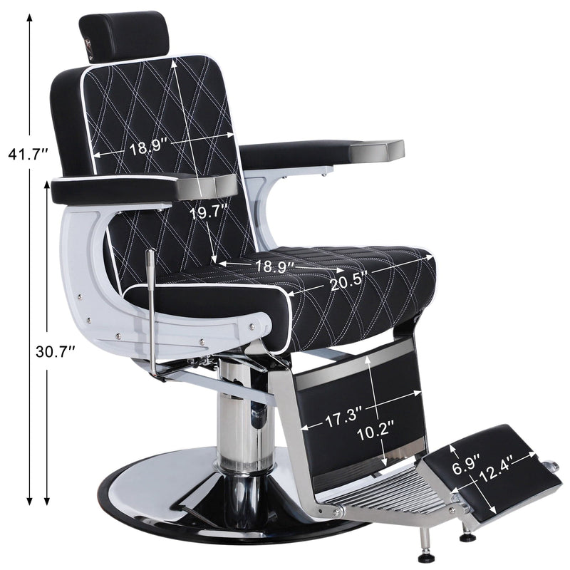 Brooks Salon Furnishing Majestic Luxe Barber Chair