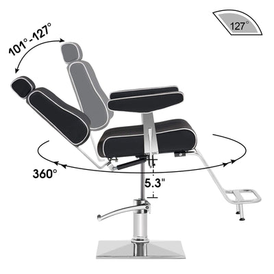 Brooks Salon Furnishing The Nordic Elegance Barber Chair