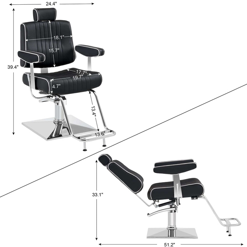 Brooks Salon Furnishing The Nordic Elegance Barber Chair