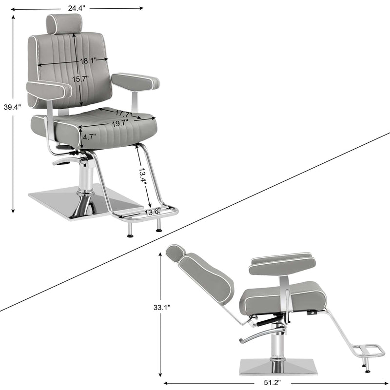 Brooks Salon Furnishing The Nordic Elegance Barber Chair