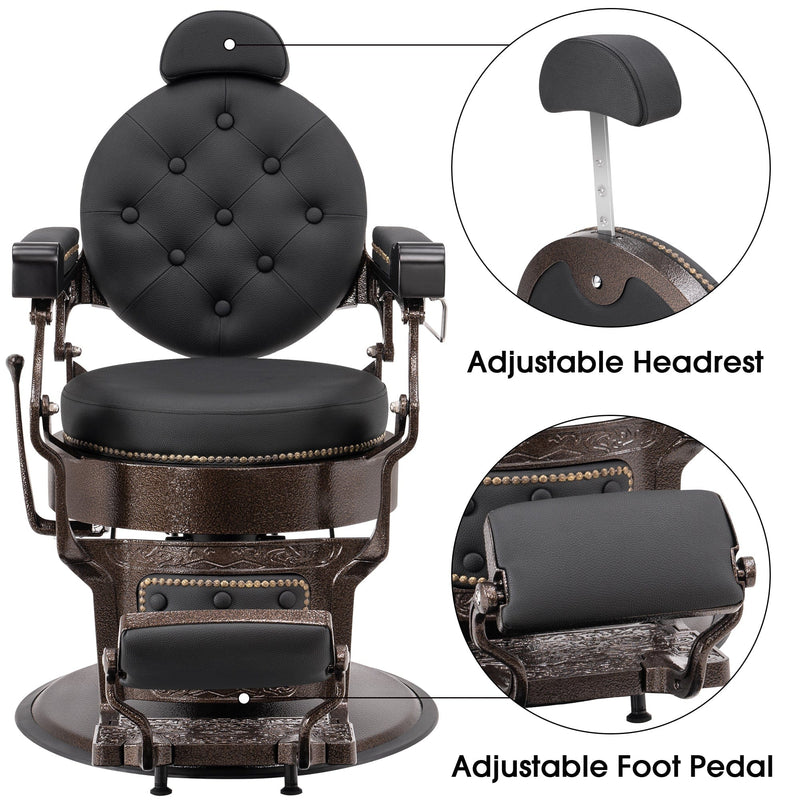 Brooks Salon Furnishing Heritage Vintage Barber Chair