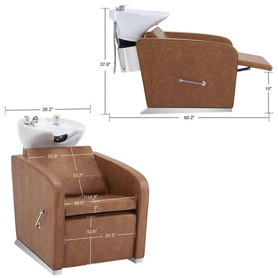 Brooks Salon Furnishing LuxEase Shampoo Unit