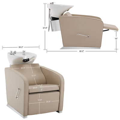 Brooks Salon Furnishing LuxEase Shampoo Unit