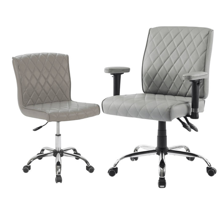 Mayakoba DELIA Salon Manicure chair combo Grey YGE-TCSTL-CUCHR-1072-10512-GY