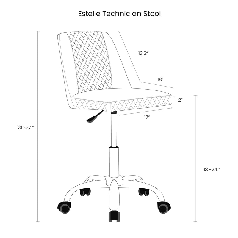 Mayakoba Estelle Salon Manicure chair combo