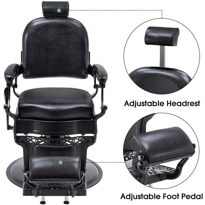 Brooks Salon Furnishing ClassicRevive All-Purpose Hydraulic Vintage Barber Chair