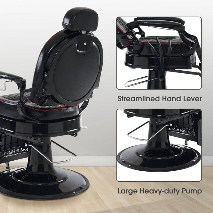 Brooks Salon Furnishing RetroRecline Pro Hydraulic Barber Chair