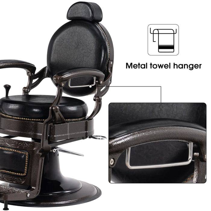 Brooks Salon Furnishing RetroFlex Heavy-Duty All-Purpose Hydraulic Barber Chair