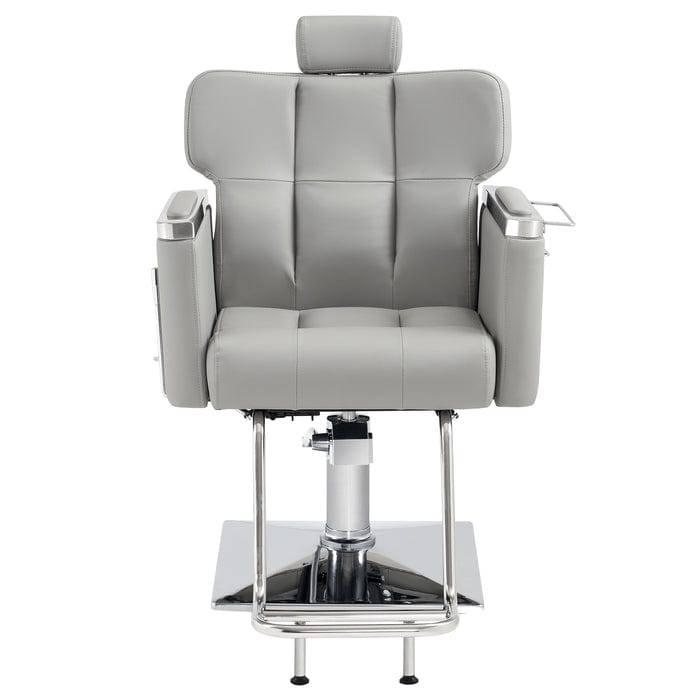 Brooks Salon Furnishing EleganceFlow Pro Modern Recline Hydraulic Barber Chair