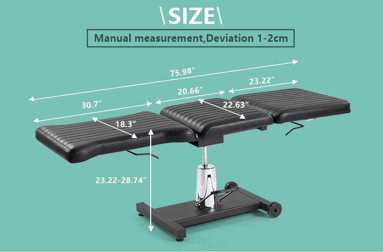 TatArtist Spacious Adjustable Reclinin Tattoo Client Bed