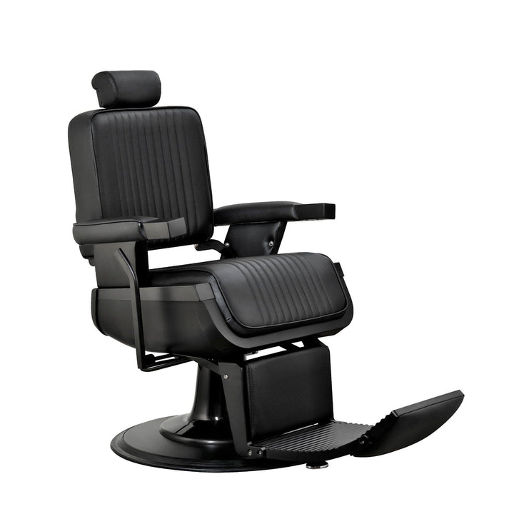 Berkeley Jaxson Professional Barber Chair Black / No Thanks HON-BBCHR-52020-BLKBLK