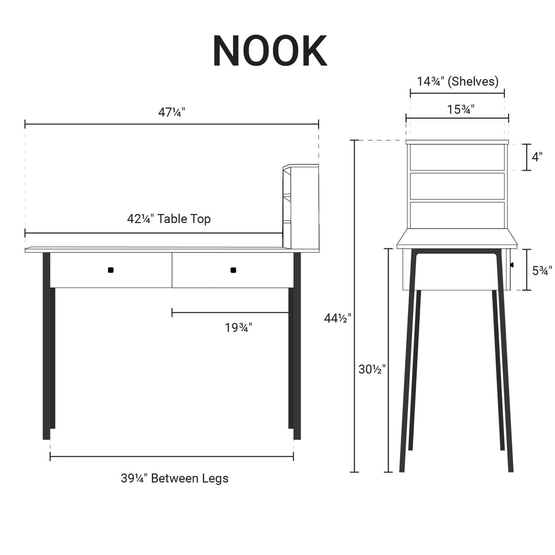 Mayakoba NOOK Manicure Table NLI-NTBL-6211-WHT