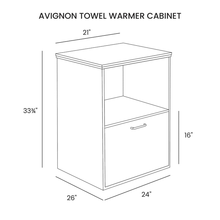 Mayakoba AVIGNON Towel Warmer Cabinet RTG-TWCB-127