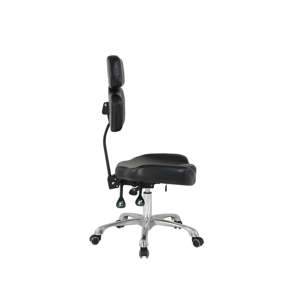 TatArtist Tattoo Artist Chair with Separable Backrest TA9977 FF-DPI-MSTRCHR-9977-BLK