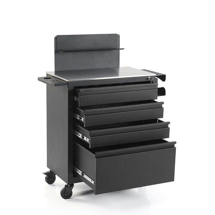 TatArtist Stainless Steel Black Tattoo Workstation TA4703 FF-DPI-TTCBN-4703-BLK